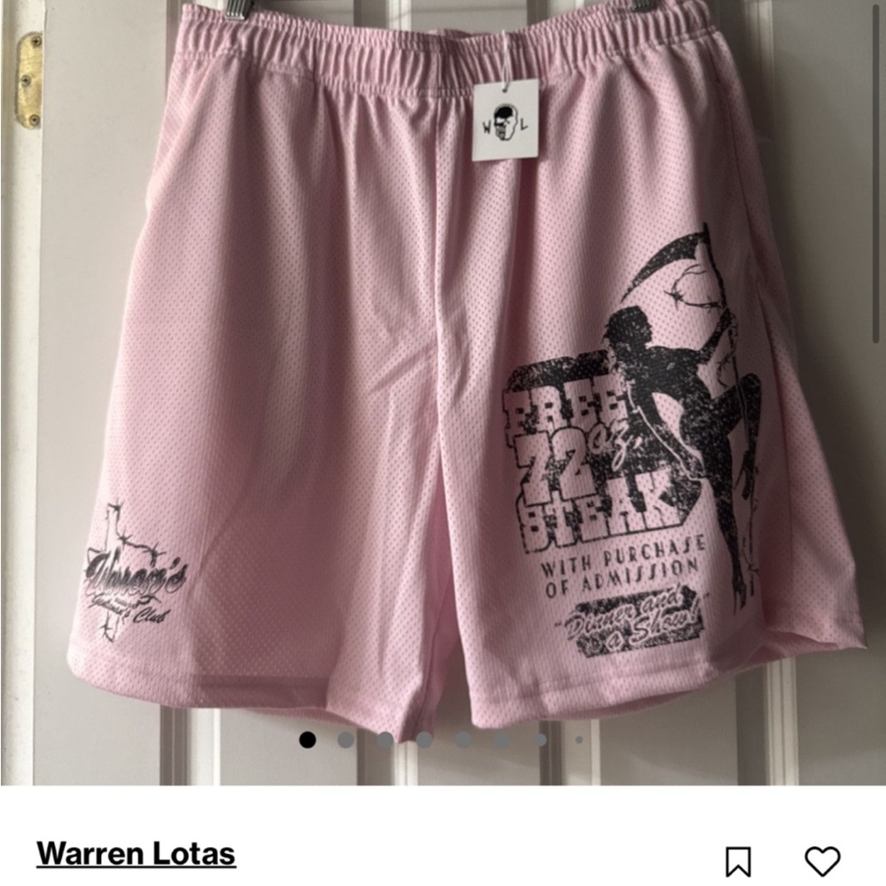 Pink Graphic men’s Shorts